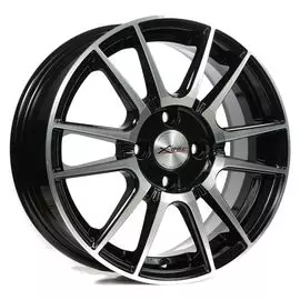 Диски R15 4x100 6,0J ET45 D54,1 X'trike X-127 BK/FP