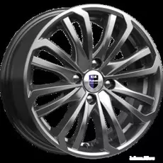 Диски R15 4x100 6J ET25 D67,1 K&amp;K KC622 Рим дарк платинум