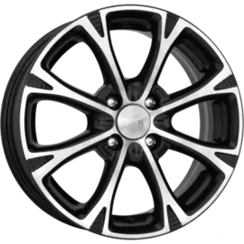 Диски R15 4x100 6J ET40 d60,1 К&amp;К Блюз-оригинал (КС606) алмаз черный