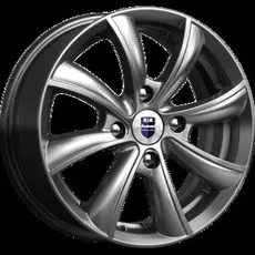 Диски R15 4x108 6,0J ET45 D67,1 K&amp;K Бриз (КС611) Дарк платинум