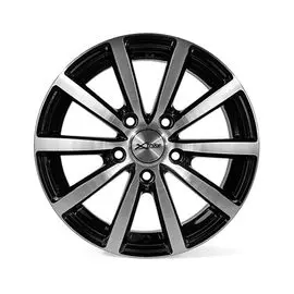Диски R15 5x100 6J ET38 D67,1 X'trike X-115 BK/FP