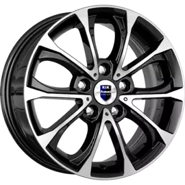 Диски R15 5x100 6,5J ET43 D67,1 К&amp;К Urals (КС732) Алмаз-черный