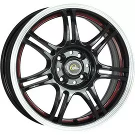 Диски R16 4x100 6,5J ET36 D60,1 Cross Street Y4601 BKFRSI