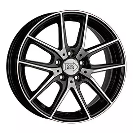 Диски R16 5x112 6,5J ET42 D57,1 1000 Miglia MM041 Black Polished