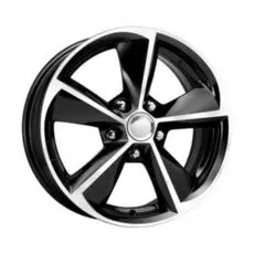 Диски R16 5x112 6,5J ET50 D57,1 K&amp;K КС681 (ZV 16_Octavia A5) алмаз черный