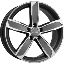 Диски R16 5x112 7,0J ET30 D57,1 MAK Stadt W Gunmetal Mirror Face