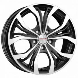 Диски R16 5x114,3 6,5J ET41 D67,1 К&amp;К Аламида Алмаз Черный