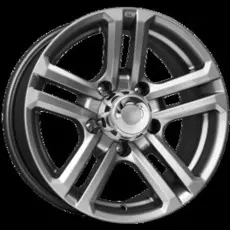 Диски R16 5x139,7 7J ET5 D110,1 K&amp;K KC591 Палладика дарк платинум