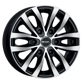 Диски R16 6x139,7 6,5J ET20 D106,1 MAK Load 6 Ice Black