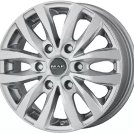 Диски R16 6x139,7 6,5J ET38 D67,1 MAK Load 6 Silver