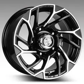 Диски R16 6x139,7 8J ET0 D110,5 Racing Wheels H-519 BK F/P