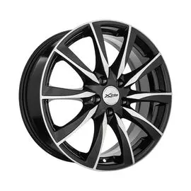 Диски R17 5x100 7,0J ET45 D67,1 X'trike X-120 BK/FP