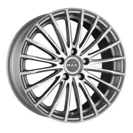 Диски R17 5x100 7,5J ET48 D56,1 MAK Fatale Silver Mirror