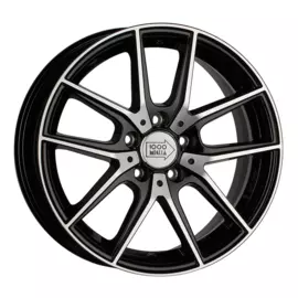 Диски R17 5x112 7,5J ET45 D66,6 1000 Miglia MM041 Black Polished