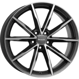 Диски R17 5x112 7,5J ET47 D57,1 MAK Ringe Gunmetal Mirror Face