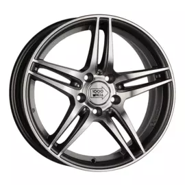 Диски R17 5x112 7,5J ET47 D66,6 1000 Miglia MM037 Anthracite Polished