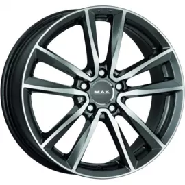 Диски R17 5x112 8,0J ET54 D66,6 MAK Bremen W Gunmetal Mirror Face