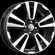 Диски R17 5x114,3 6,5J ET49 D67,1 К&К ZV Creta (КС874) Алмаз черный