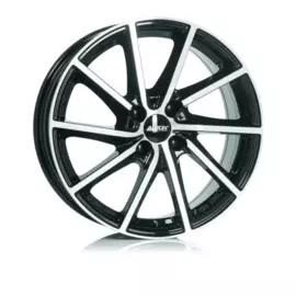 Диски R17 5x114,3 7J ET51 D67,1 Alutec Singa Diamond Black Front Polished