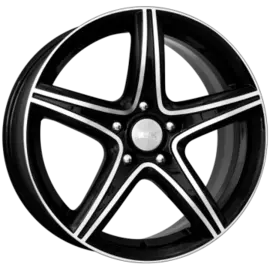 Диски R17 5x114,3 7,5J ET38 D71,6 K&amp;K Барракуда (КС567) алмаз черный