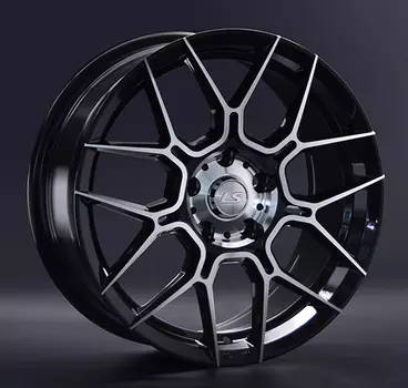 Диски R17 5x114,3 7,5J ET40 D60,1 LS Wheels 1265 BKF