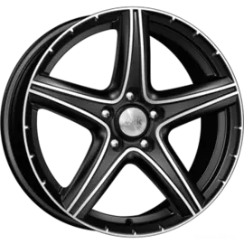 Диски R17 5x114,3 7,5J ET52,5 67,1 К&amp;К Барракуда Алмаз чёрный