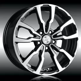 Диски R17 5x114,3 7J ET35 D67,1 Racing Wheels H-497 BK F/P