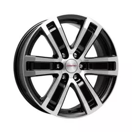Диски R17 6x139,7 7,5J ET46 D67,1 К&amp;К R7-Рольф оригинал (КС457) алмаз черный