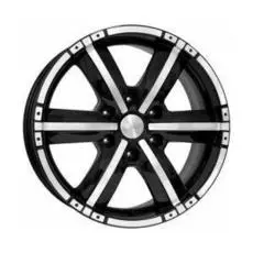 Диски R17 6x139,7 7,5J ЕТ46 d67,1 K&amp;K Окинава алмаз черный (КС469)
