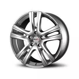 Диски R18 5x108 9J ET43 D67,1 MAK Aria Silver