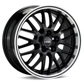 Диски R18 5x112 8,5J ET32 D70,1 Rial Norano Diamond Black Lip Polished