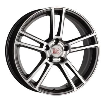 Диски R18 5x112 8J ET45 D66,6 1000 Miglia MM1002 Dark Anthracite Polished