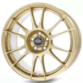 Диски R18 5x114,3 8J ET48 D75 OZ Ultraleggera Race Gold d-L