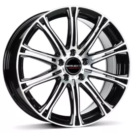 Диски R18 5x120 8,0J ET45 D72,5 Borbet CW 1 Black Polished