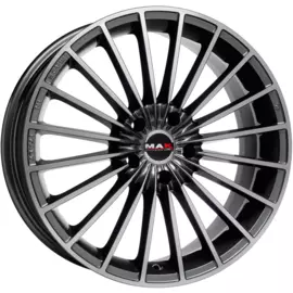 Диски R19 5x112 9,5J ET45 D76 MAK Volare Gunmetal Mirror Face