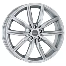 Диски R20 5x112 8,0J ET27 D66,6 MAK Allianz Silver