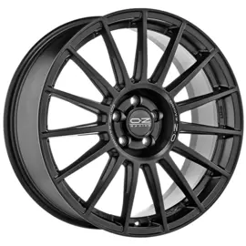 Диски R20 5x112 8,5J ET20 D66,46 OZ Superturismo Dakar Matt Black Silver Lettering