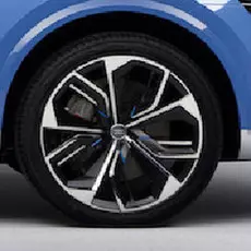 Диски R20 5x112 9J ET20 D66,6 Replica Concept-A533 BKF