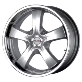 Диски R20 5x120 9,0J ET20 D74,1 MAK G Five Hyper Silver Steel Lip