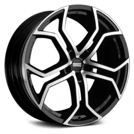 Диски R20 5x120 9J ET45 D74,1 Fondmetal 9XR Black Polished