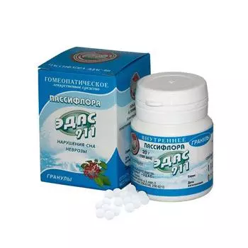 эдас-911 пассифлора гранулы 20 г