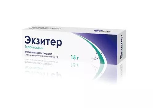 экзитер крем 1% 15 г