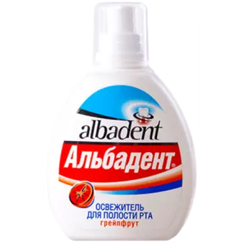 альбадент освежитель для рта грейпфрут 35 мл