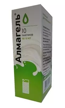 алмагель суспензия 10 мл 10 шт