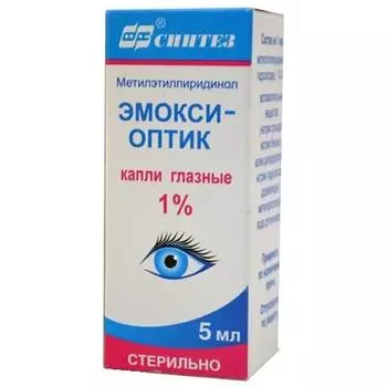 эмокси-оптик капли глазные 1% 5 мл