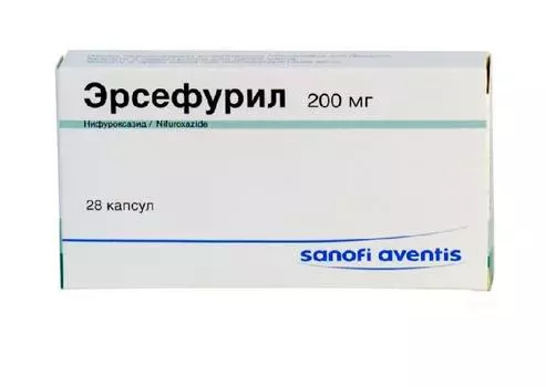 эрсефурил 200 мг 28 капс