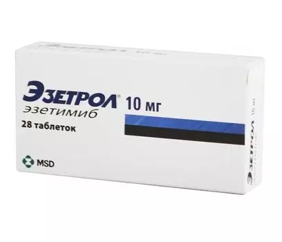 эзетрол 10 мг 28 табл