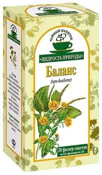 баланс фиточай 20 фильтр-пакетов