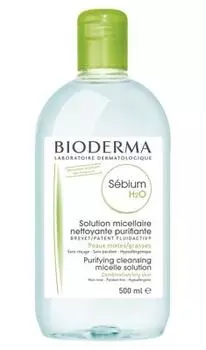 биодерма себиум вода очищающая 500 мл