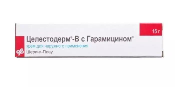 целестодерм-в с гарамицином крем 15 г